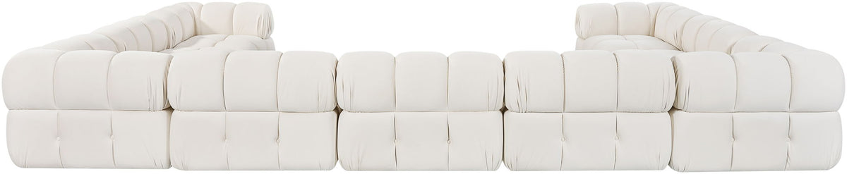 Orin - Velvet Performance Fabric Upholstered 9 Piece Sectional
