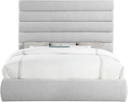 Adam - Linen Fabric Bed With 70.5" Headboard