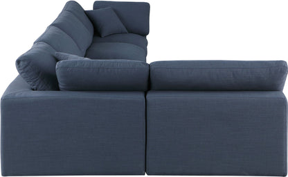 Comfy - 5 Piece Linen Modular Sectional