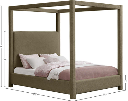 Eden - Boucle Fabric Upholstered Bed
