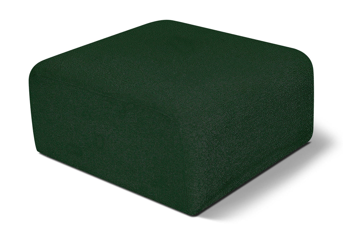 Arc - Boucle Fabric Ottoman