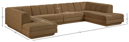 Modari - Sectional - Brown