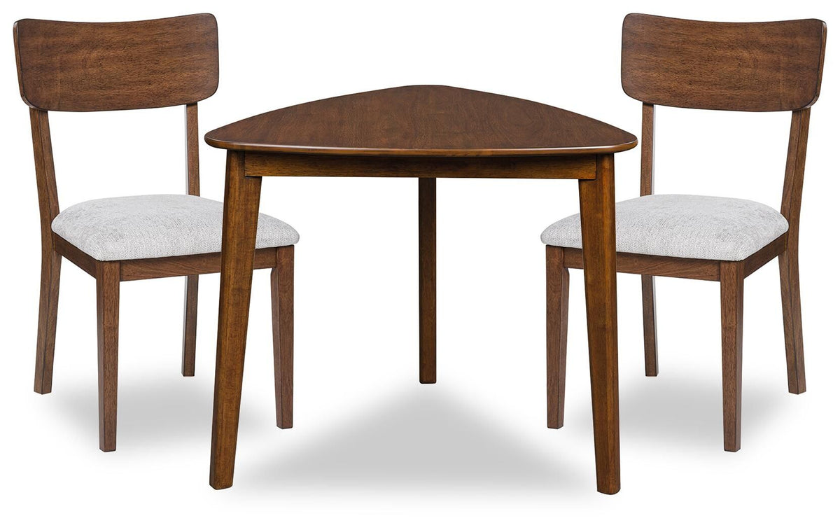 Tameride - 3 Pc. - Dining Table And 2 Chairs - Brown