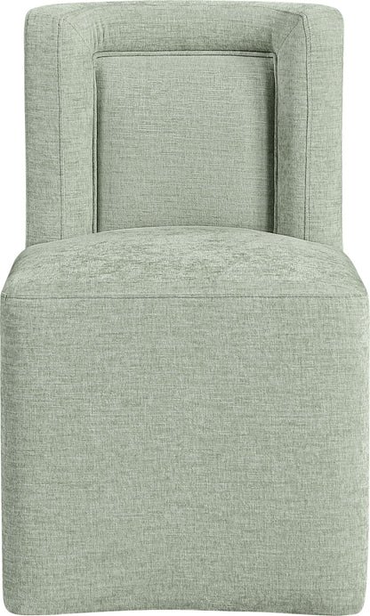 Duvina - Chenille Performance Fabric Dining Chair (Set of 2)