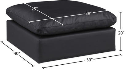 Comfy - Faux Leather Ottoman