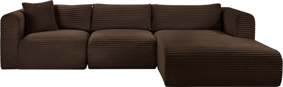 Shaggy - 3 Piece Modular Sectional