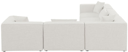 Cube - Linen 5 Piece Modular Corner Sectional