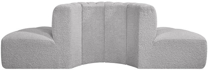 Arc - Boucle Fabric 4 Piece Modular Sofa