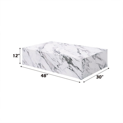 Fritzy - 48" Coffee Table - Engineered Stone