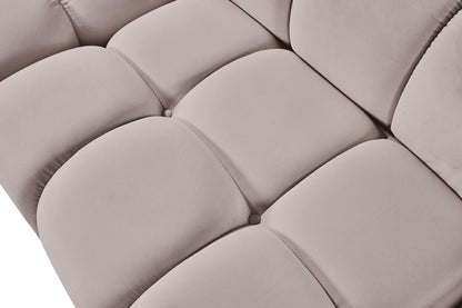 Orin - Velvet Performance Fabric Upholstered 8 Piece L-Shaped Sectional