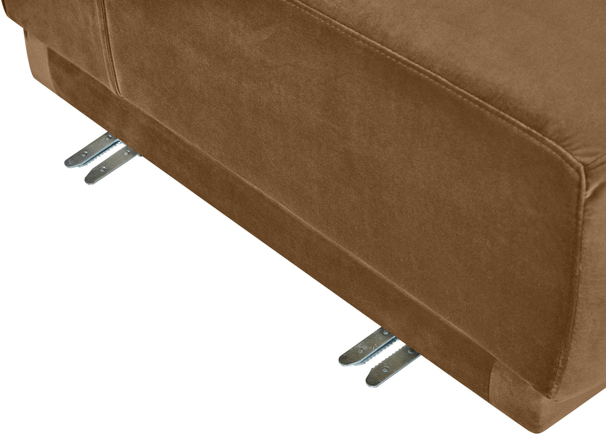 Avra - 189" Velvet Performance Fabric Upholstered Sectional