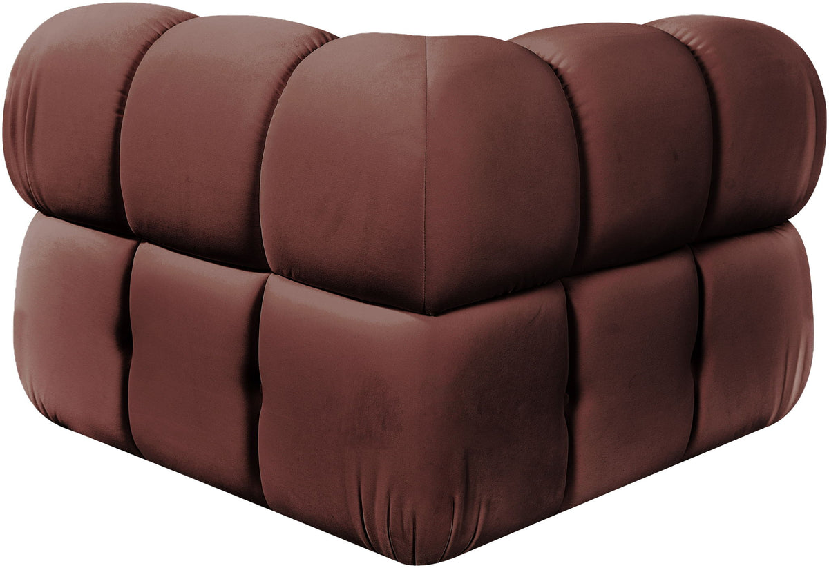 Orin - Velvet Performance Fabric Upholstered Modular Corner Chair