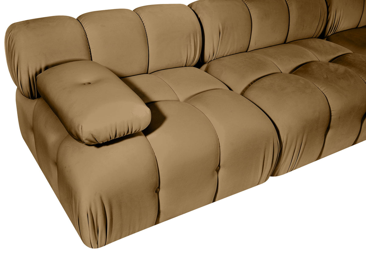 Orin - Velvet 4 Piece Modular Sofa