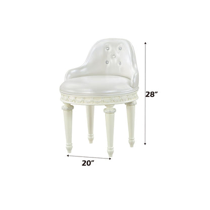 Dorothy - Vanity Chair With Swivel - Ivory