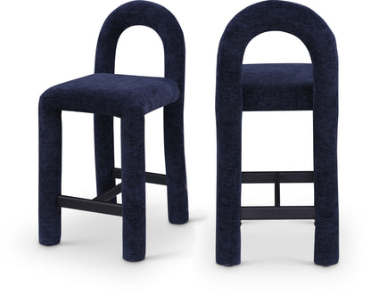 Amari - Chenille Fabric Stool