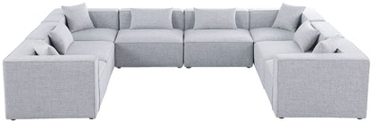 Cube - Linen 8 Piece Modular Sectional