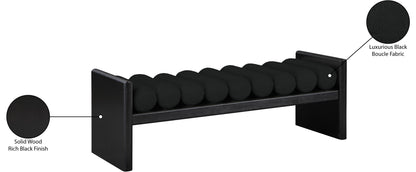 Waverly - Bench With Black Frame