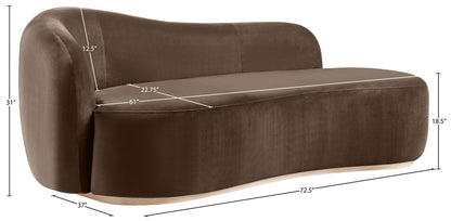 Gustavo - Velvet Upholstered Chaise