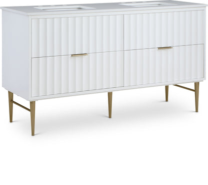 Modernist - Bathroom Vanity With Gold Legs