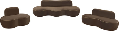Swerve - Velvet 77" Upholstered Loveseat