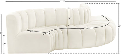 Arc - Velvet 5 Piece Modular Sofa