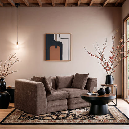 Stellar - 2 Piece 76" Upholstered Modular Loveseat