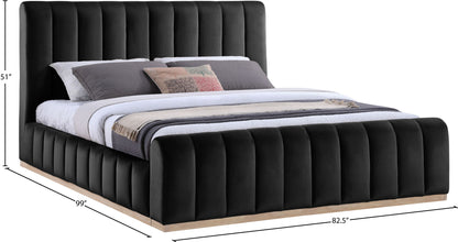 Amara - Velvet Bed