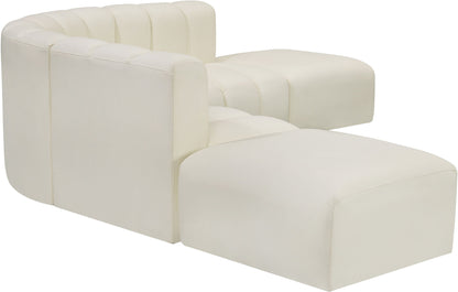 Arc - Faux Leather 6 Piece Corner Modular Sofa