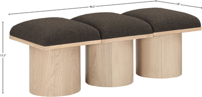 Pavilion - 3 Piece Modular Bench With Natural Base