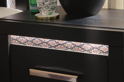 Shoralli - Two Drawer Night Stand - Black