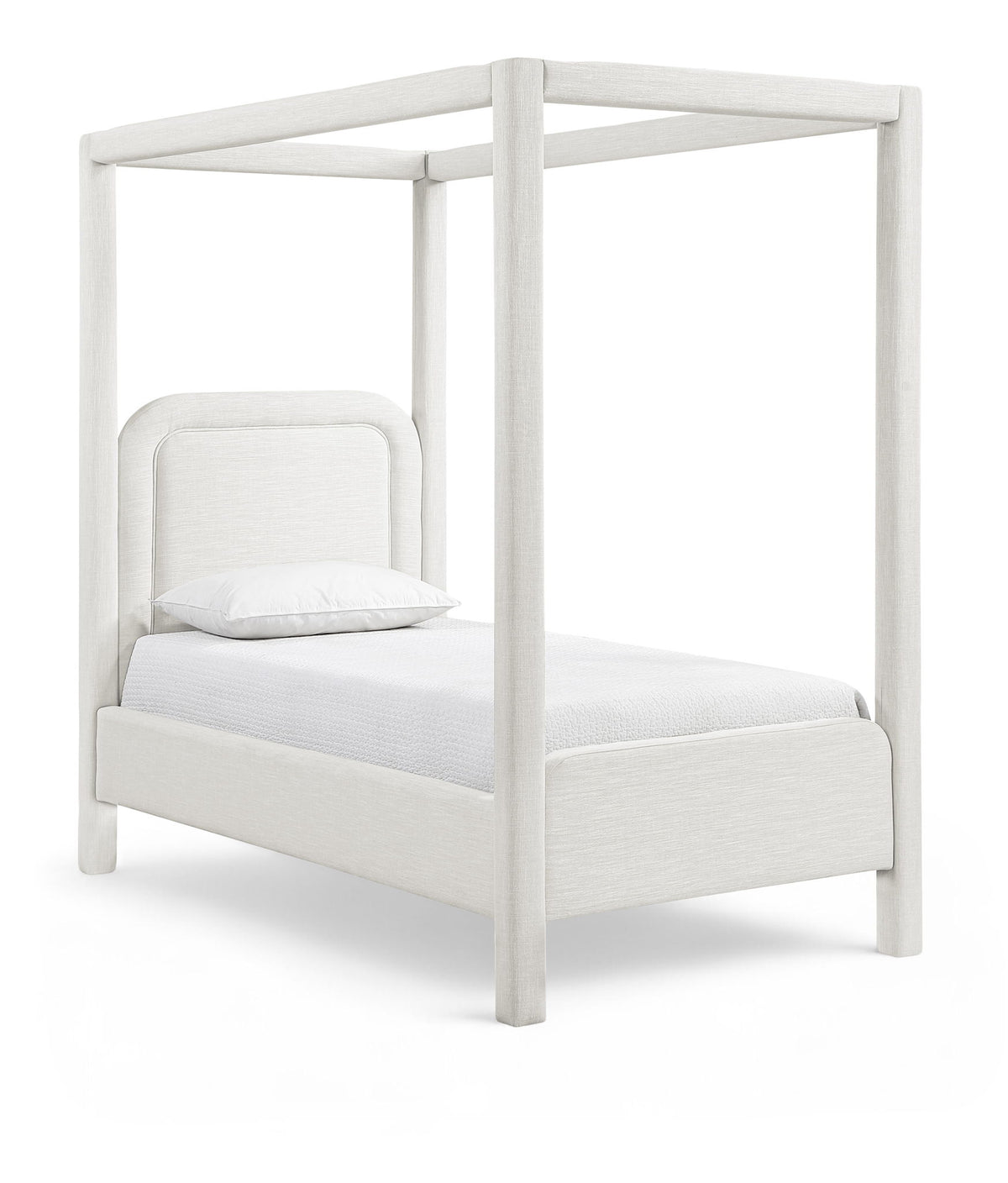 Salina - Linen Textured Fabric Upholstered Bed