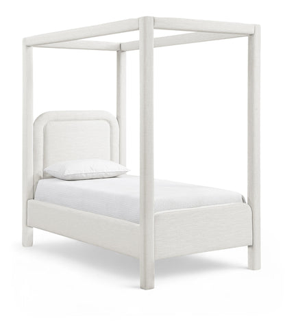 Salina - Linen Textured Fabric Upholstered Bed