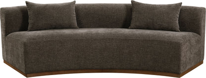Avanti - 104" Chenille Fabric Upholstered Sofa