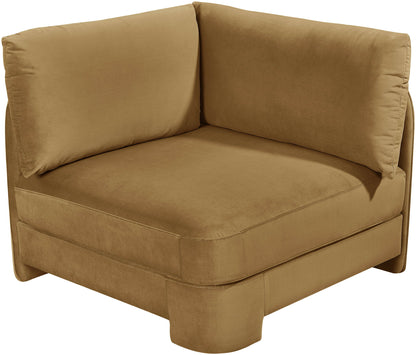 Hammond - Velvet Performance Fabric Upholstered Corner Chair