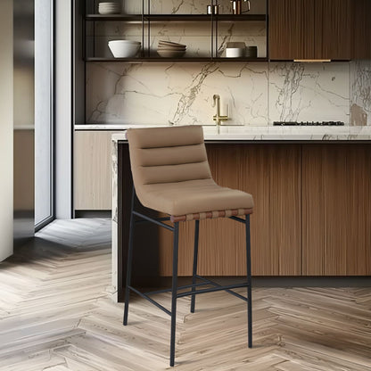 Burke - Bar Stool - Tan