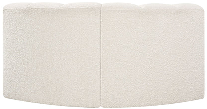Arc - Boucle Fabric 2 Piece Modular Sofa