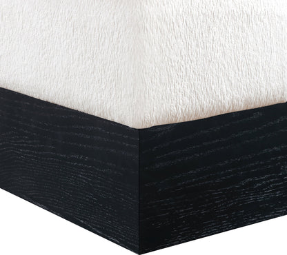 Havre - Ottoman / Stool With Black Base