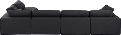 Comfy - 5 Piece Linen Modular Sectional