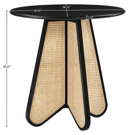 Butterfly - Solid Wood And Natural Cane Table