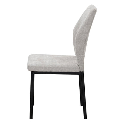 Leander - Side Chair (Set of 2) - Gray Linen