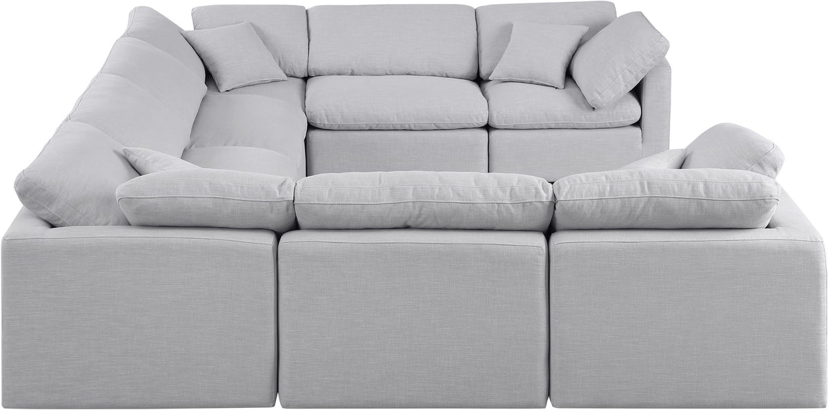 Indulge - Linen 8 Piece Modular Sectional
