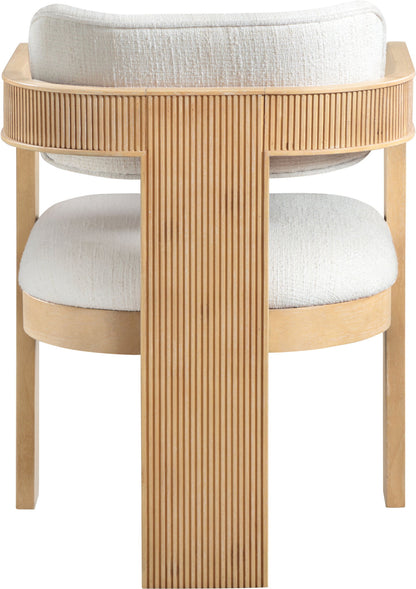 Sacha - Linen Dining Chair With Natural Base (Set of 2)