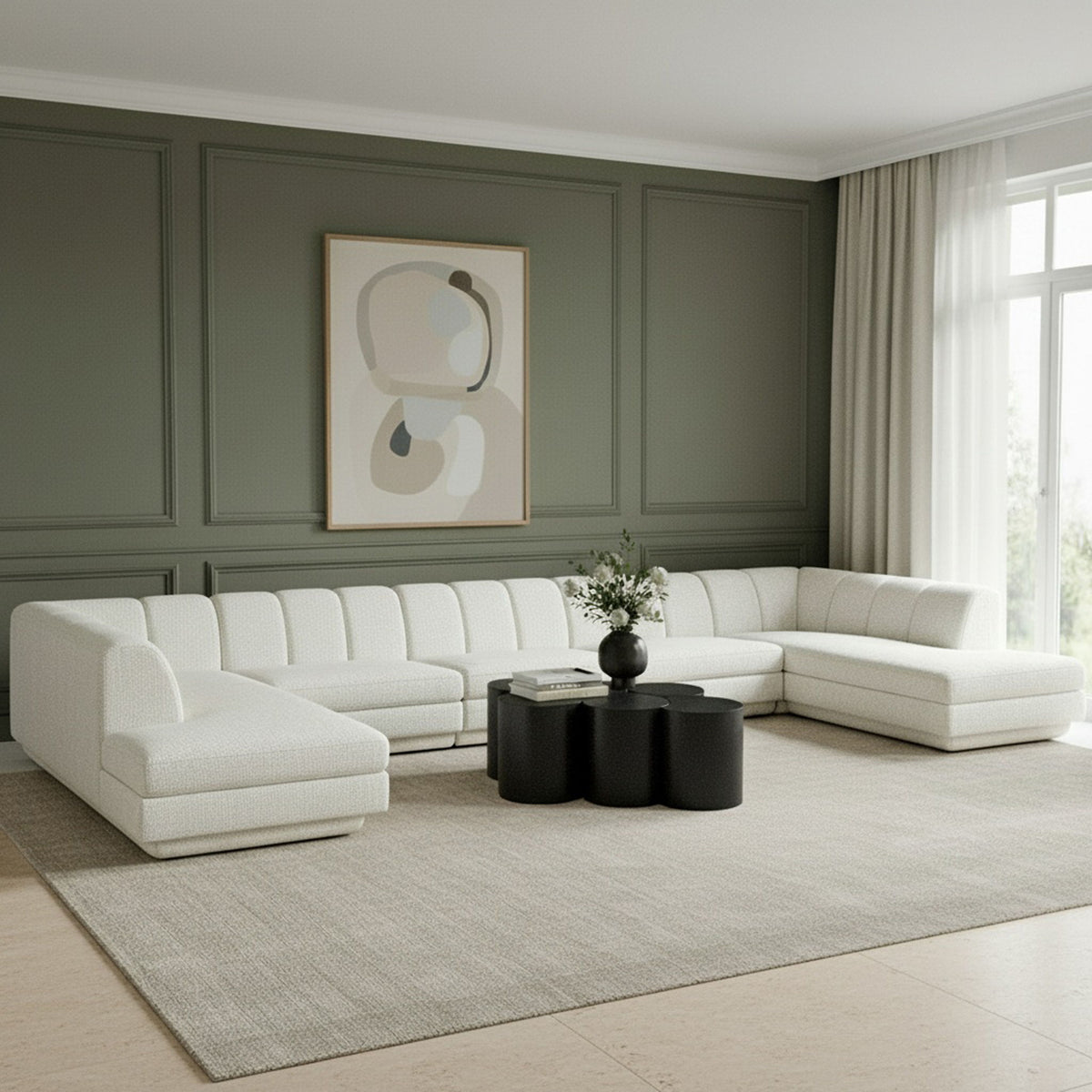 Modari - Sectional - Cream