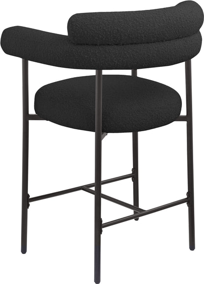 Blake - Counter Stool With Black Base (Set of 2)