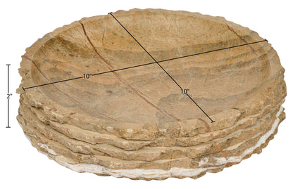 Caesar - Genuine Marble Bowl - Brown