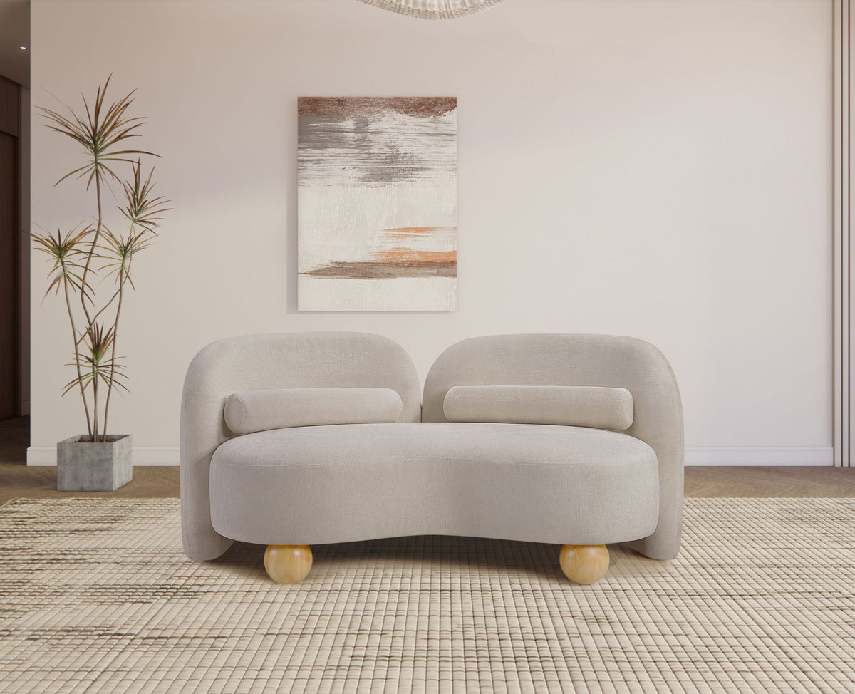 Daphne - Chenille Loveseat