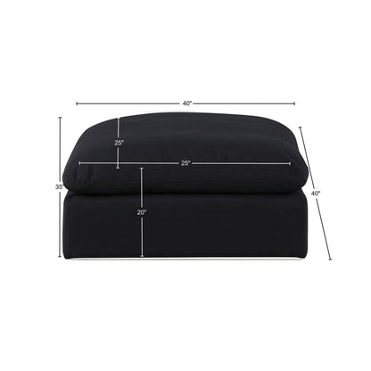 Comfy - Linen Ottoman