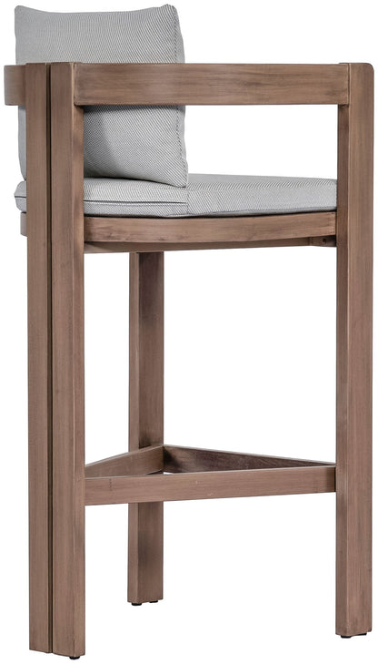 Newport - Water Resistant Fabric Upholstered Outdoor Patio Bar Stool