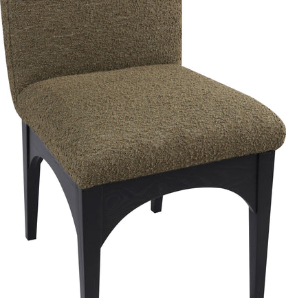 Waldorf - Boucle Dining Side Chair With Black Legs