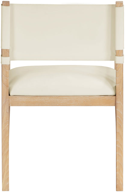 Avon - Vegan Leather Dining Arm Chair